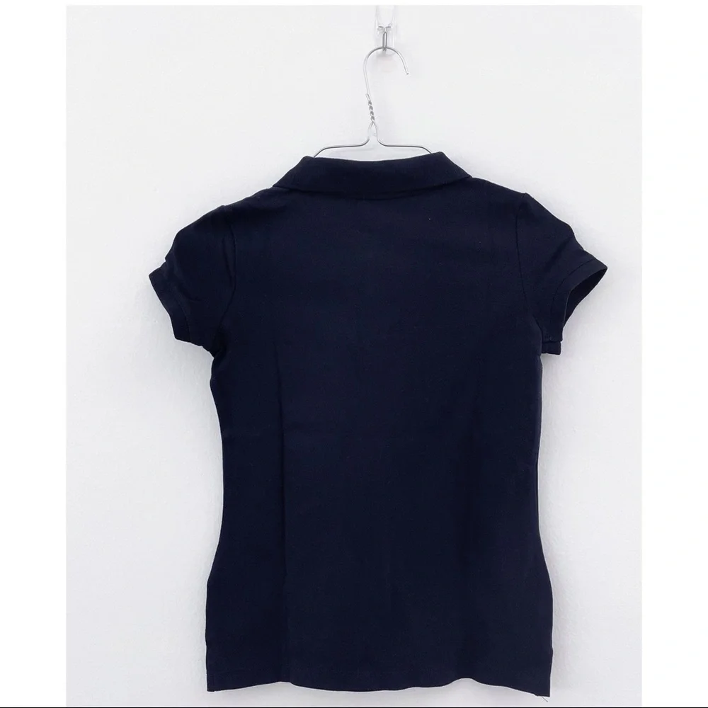 OLD NAVY Girl’s Short-Sleeve Pique Polo in Black